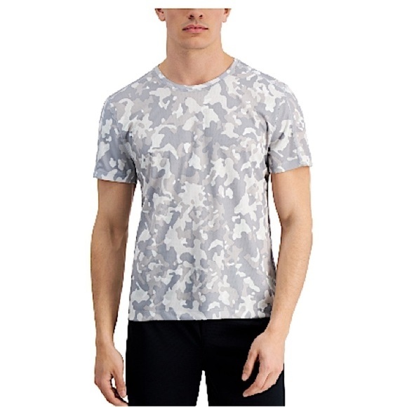 NWT Id Ideology Birdseye Printed Training T-Shirt grey XXL - Picture 1 of 7